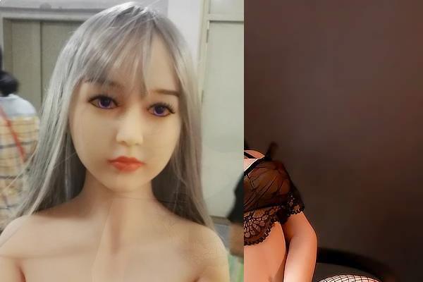 guy has sex with sex doll